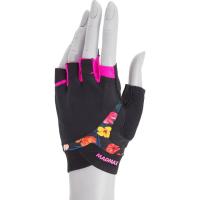 Рукавички для фітнесу MadMax MFG-770 Flower Power Gloves Black/Pink XS (MFG-770_XS)