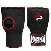 Снарядні рукавички PowerPlay Бинти-рукавиці 3096 з гелевими подушечками Чорні XL (PP_3096_XL)