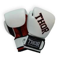 Боксерские перчатки Thor Ring Star 16oz White/Red/Black (536/01(PU)WHITE/RED/BLK 16 oz.)