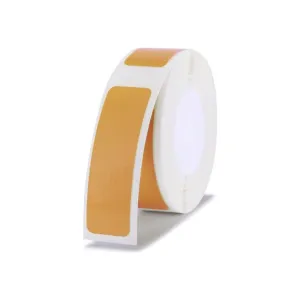 Этикетка самоклеящаяся UKRMARK для D101 Pl-15*50*150pT-BK/VO-110HW. 15мм х 50мм, рул.150шт, оранжевые (00636)