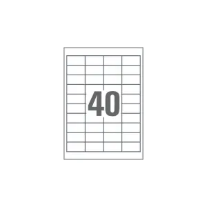 Этикетка самоклеящаяся UKRMARK 50х26 (40 на листі) с/кл (100листів) (RL-A4-40-W1)