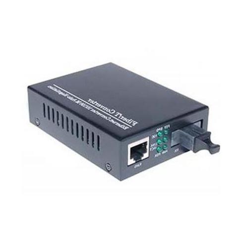 Медиаконвертер Merlion 10/100Base-TX to 100Base-F 1310нм, SM, SC/RJ-45, 25 км + БП (HTB-3100A / 1310_WDM)