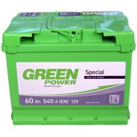 Аккумулятор автомобильный GREEN POWER Standart 60Ah (+/-) (540EN) (22359)