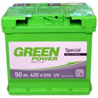 Аккумулятор автомобильный GREEN POWER Standart 50Ah (+/-) (420EN) (22354)