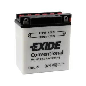 Акумулятор автомобільний EXIDE CONVENTIONAL 5Ah Ев (-/+) (65EN) (EB5L-B)