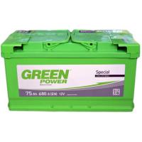 Акумулятор автомобільний GREEN POWER Standart 75Ah Ев (-/+) (680EN) (22362)