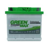 Акумулятор автомобільний GREEN POWER MAX 52Ah (+/-) (480EN) (22379)