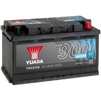 Аккумулятор автомобильный Yuasa 12V 80Ah AGM Start Stop Plus Battery (YBX9115)