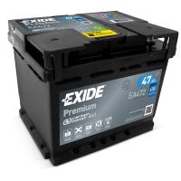 Акумулятор автомобільний EXIDE PREMIUM 47A (EA472)