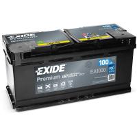 Аккумулятор автомобильный EXIDE PREMIUM 100A (EA1000)