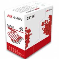 Кабель сетевой Hikvision UTP 305м cat.5e, CU, 4*2*0,5мм (DS-1LN5E-S)