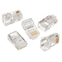 Конектор RJ45 cat.5e UTP 8P8C * 50 (позолоч. конт.) Cablexpert (LC-8P8C-001/50)