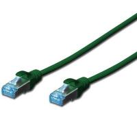 Патч-корд Digitus 1м, cat.5e, SF-UTP, AWG 26/7, green (DK-1531-010/G)