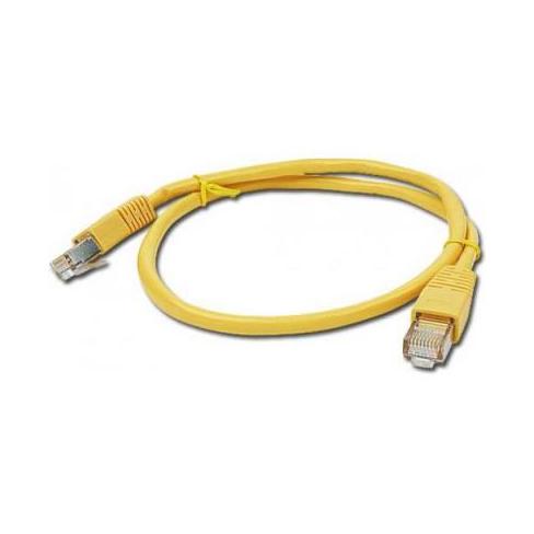 Патч-корд 0.5м, UTP, cat.5e, CCA, yellow Cablexpert (PP12-0.5M/Y)