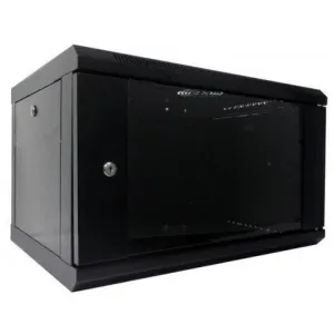 Шкаф настенный Hypernet 6U 19" 600x600 (WMNC66-6U-FLAT-BLACK)