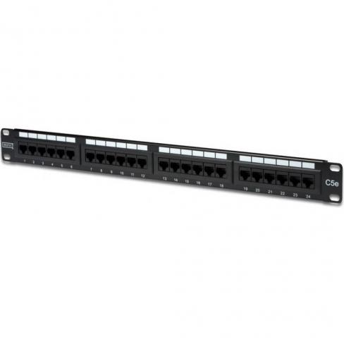 Патч-панель Digitus 19" 1U 24 порта 5e UTP в сборе (DN-91524U)