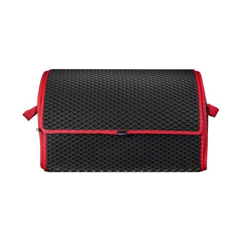 Сумка-органайзер EVAtech M-PRO 32x50x30 см. Ромб черный с красным кантом