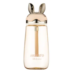 Бутылка для воды Ardesto Bunny 600мл, пластик, жовтий (AR2260BY)