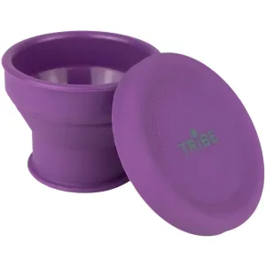 Чашка туристическая Tribe Collapsible Shot 90 мл з кришкою, plum (T-FF-0030-plum)