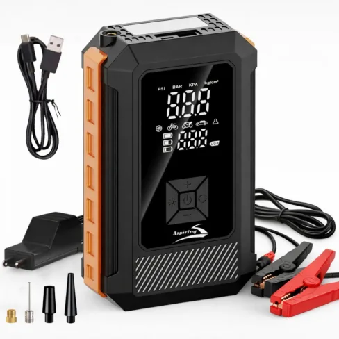 Пуско зарядное устройство Aspiring 10000mAh 1000A Jump 5 Power bank 3-in-1 with inflator (VTR-P5)