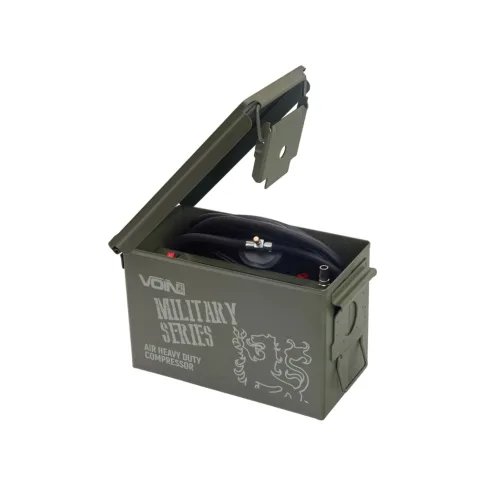 Автомобильный компрессор VOIN VM-070 "MILITARY SERIES" 150psi/25A/90л (VM-070)