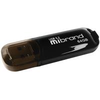 USB флеш накопитель Mibrand 64GB Marten Black USB 3.2 (MI3.2/MA64P10B)