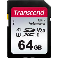 Карта пам'яті Transcend 64GB SD class 10 UHS-I U3 4K (TS64GSDC340S)