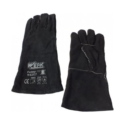 Захисні рукавички Werk замшеві (чорні)