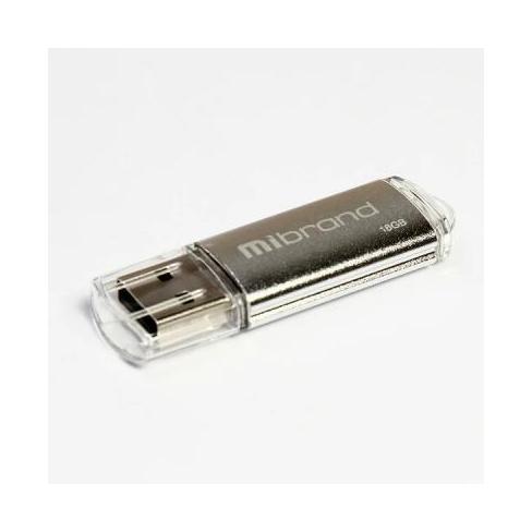 USB флеш накопичувач Mibrand 16GB Cougar Silver USB 2.0 (MI2.0/CU16P1S)