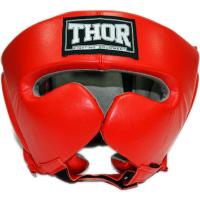 Боксерский шлем Thor 716 L Шкіра Червоний (716 (Leather) RED L)