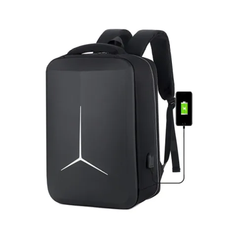 Рюкзак для ноутбука Voltronic 15.6", TT-2020-2G, Nylon, Polyester, Oxford, Gray, USB (TT-2020-2G)