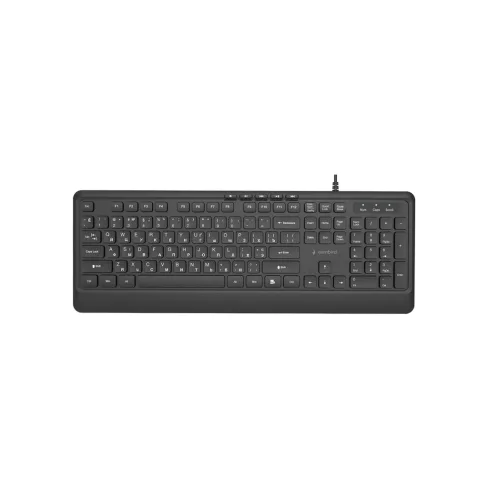 Клавиатура Gembird Slim Multimedia USB Black (KB-MCH-05-CYRL)