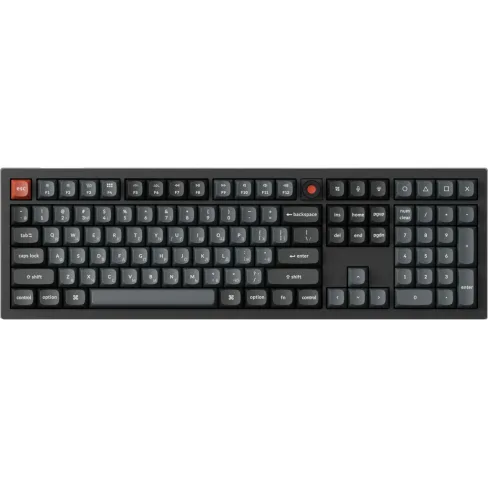 Клавіатура Keychron V6 8K Keychron Super Red Switch RGB USB UA Black (V6W-D1-UA)