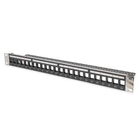 Патч-панель 19" 1U 24 порта наборная Kyestone Digitus (DN-91411-LF)