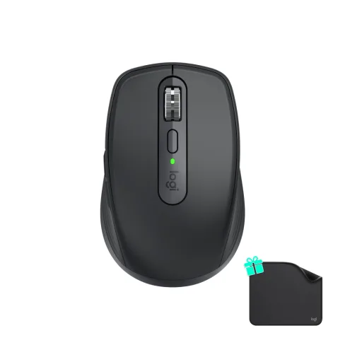 Мышка Logitech MX Anywhere 3S for Business Wireless/Bluetooth + Mouse Pad Studio Series Graphite (MX910-006958)