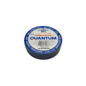 Ізоляційна стрічка Quantum black 19мм/30м (QM-FC110B-19/30)