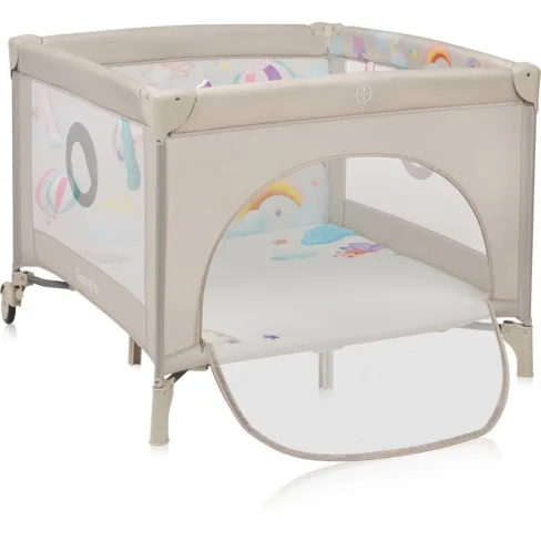 Детский манеж Lionelo MILLE PLUS GREY BEIGE (LO-MILLE PLUS GREY BEIGE)