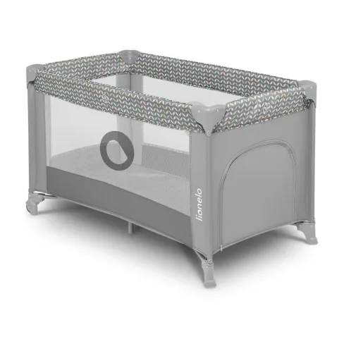 Детский манеж Lionelo Stefi Grey Concrete Multicolor (LO-STEFI GREY CONCRETE MULTICOLOR)