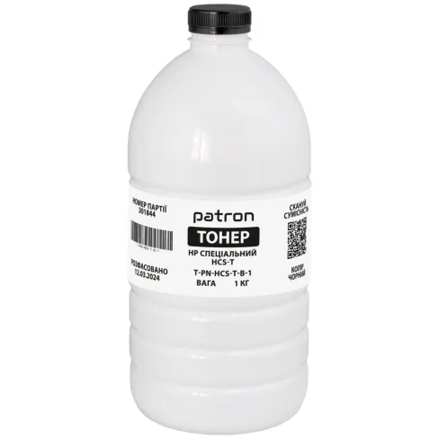Тонер HP HCS-T, 1 кг, black Patron (PN-HCS-T-B-1)