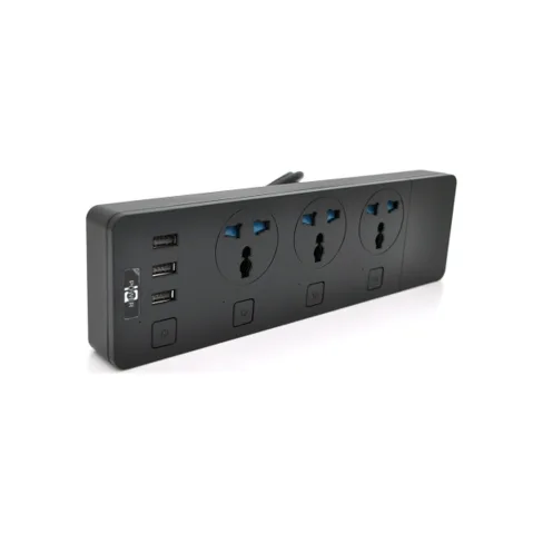 Сетевой фильтр питания Voltronic TВ-Т11, 3роз, 3*USB Black (ТВ-Т11-Black)