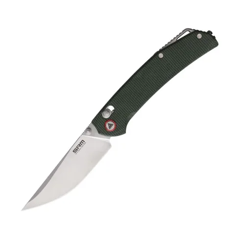 Нож SRM Asika, Green Micarta, Satin (411L-MG)