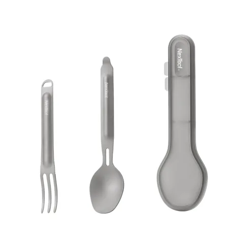 Набір туристичного посуду NexTool Titanium Tableware Set, титан (NE20132)