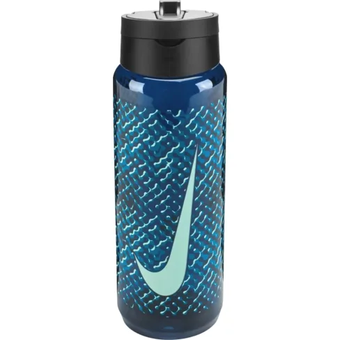 Пляшка для води Nike TR RENEW RECHARGE STRAW BOTTLE 24 OZ N.100.7643.459.24 темно-синій 709 мл (887791805782)