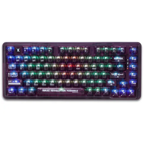Клавиатура Thunderobot K75 TKL RGB Tri-mode Violet Mist Moon Switch Purple (6932066305550)