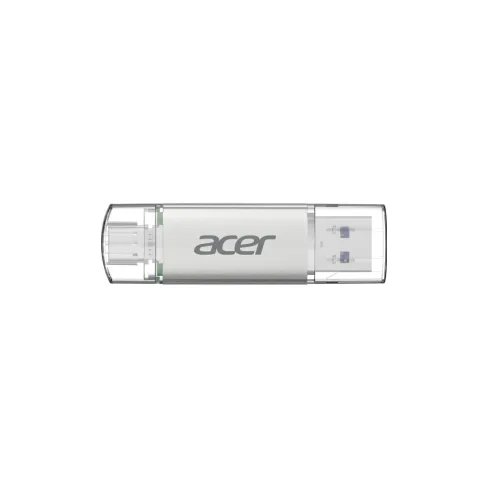 USB флеш накопитель Acer 64GB UT300 USB-A/Type-C 3.2 Silver (BL.9BWWA.589)