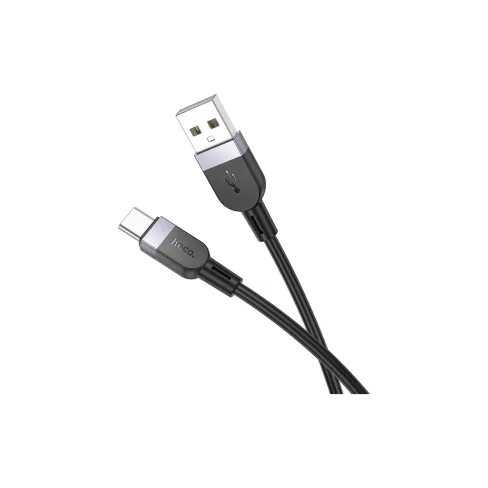 Дата кабель USB 2.0 AM to USB-C 1.0m silicone X109 Energy black HOCO (6942007636247)