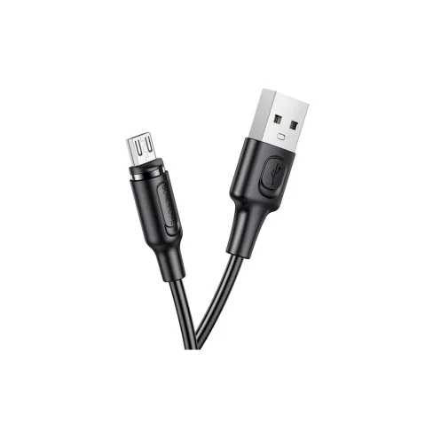 Дата кабель USB 2.0 AM to Micro 5P 1.0m 2.4A magnetic BX41 black BOROFONE (6931474738455)