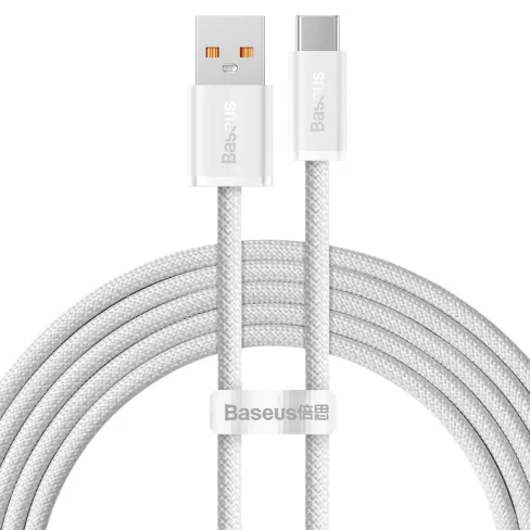 Дата кабель USB 2.0 AM to USB-C 2.0m 100W white Baseus (CALD000702)