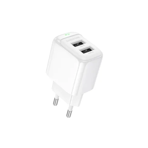 Зарядное устройство BOROFONE BAS41A 2xUSB white (6941991113741)