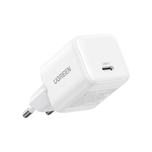 Зарядное устройство Ugreen USB-C PD30W GaN white (65009)